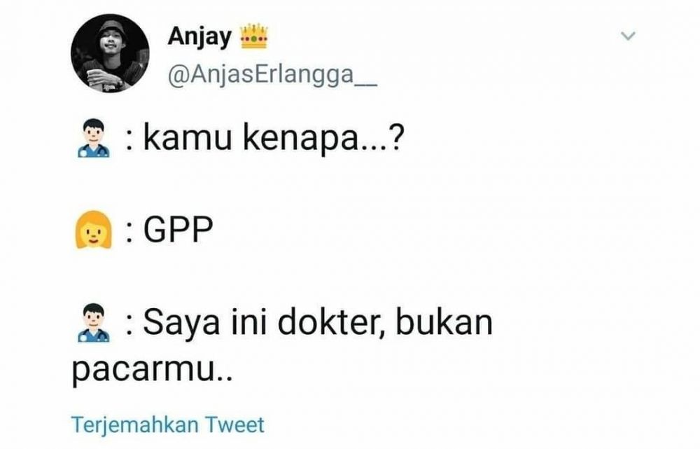 Jawaban GPP saat wanita ngambek bikin garuk kepala